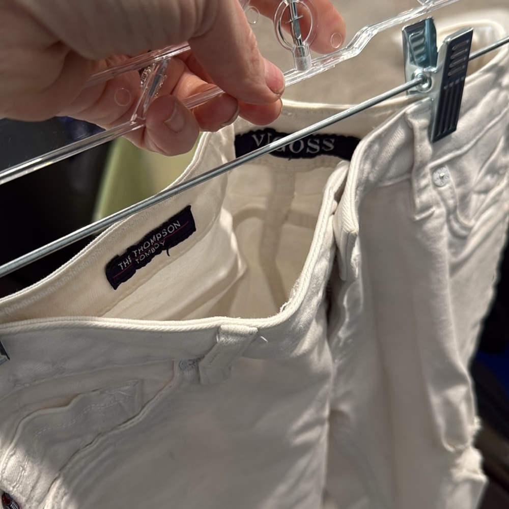 White Ripped Jeans - Picture 3 of 6
